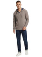 Image for Men's Textured Hoodies Over Size,Greige