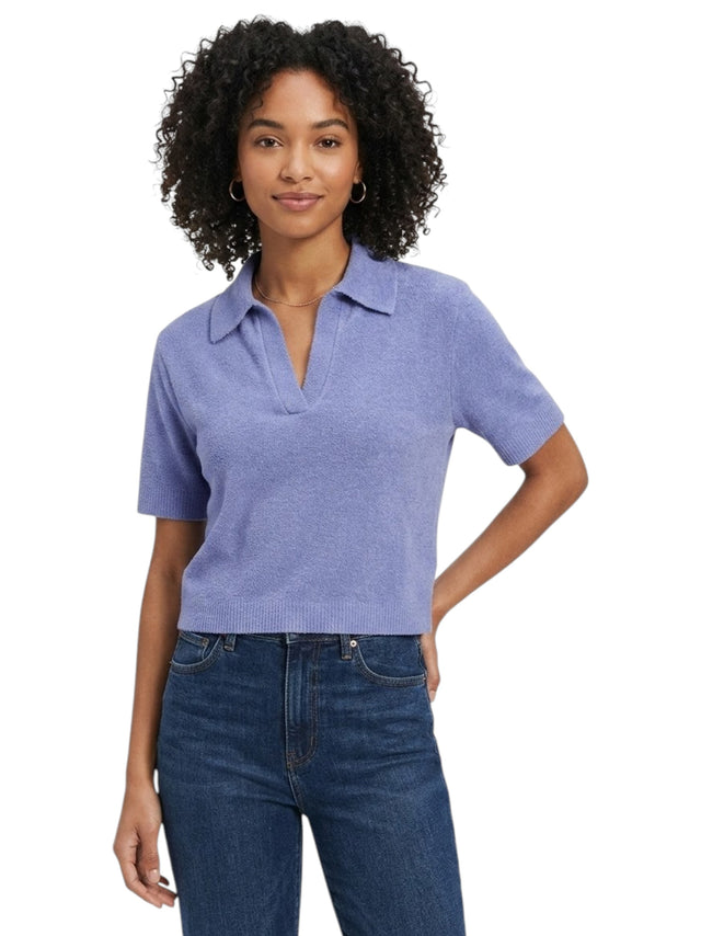 Image for Women's Plain Mohair Top,Mauve