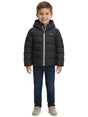 Image for Kids Boy's Plain Bubble Jacket,Black