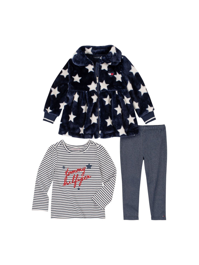 Image for Kids Girl'd Printed Set 3 Pieces,Navy