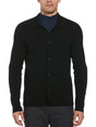 Image for Men's Ribbed Cardigan,Black