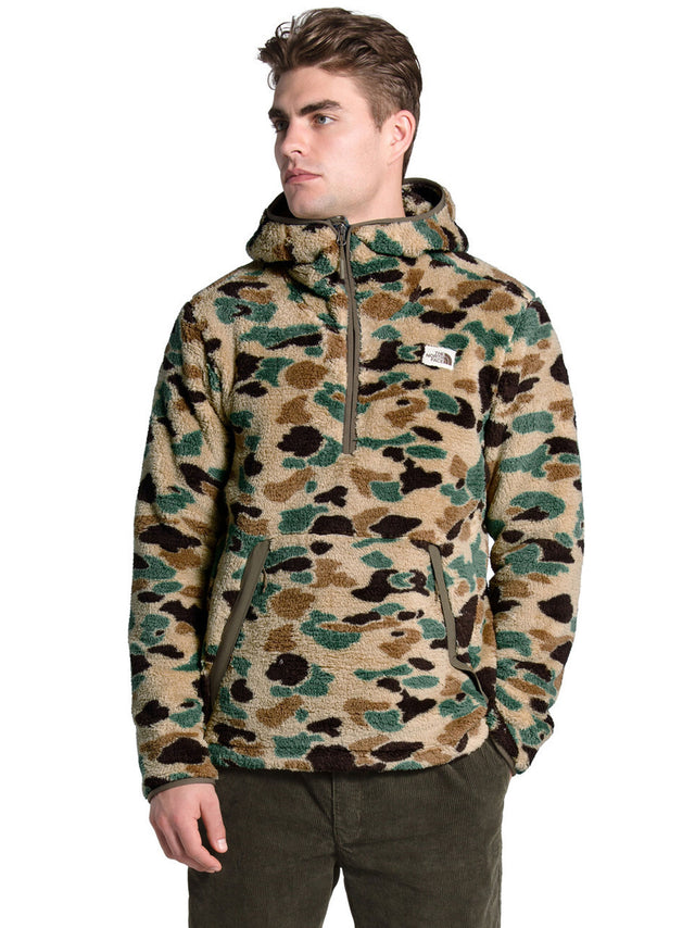 Image for Men's Printed Faux Fure Hoodies,Multi