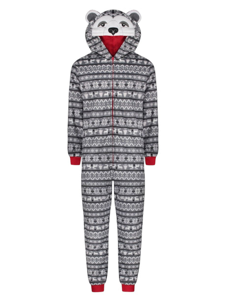Image for Kids Boy's Printed  Jumpsuit,Grey