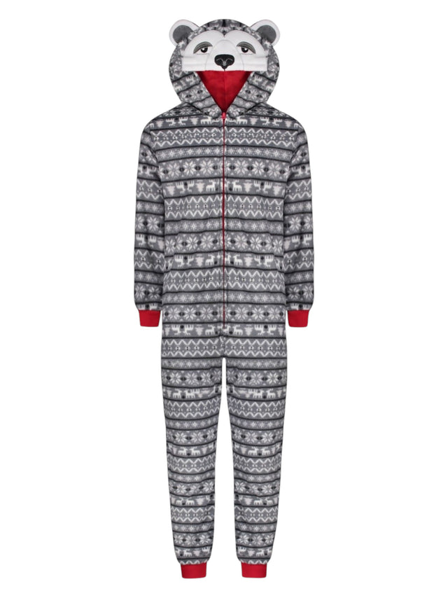 Image for Kids Boy's Printed  Jumpsuit,Grey