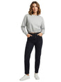 Image for Women's Plain Solid Sweaters,Grey