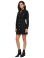 Image for Women's Plain Solid Dress,Black