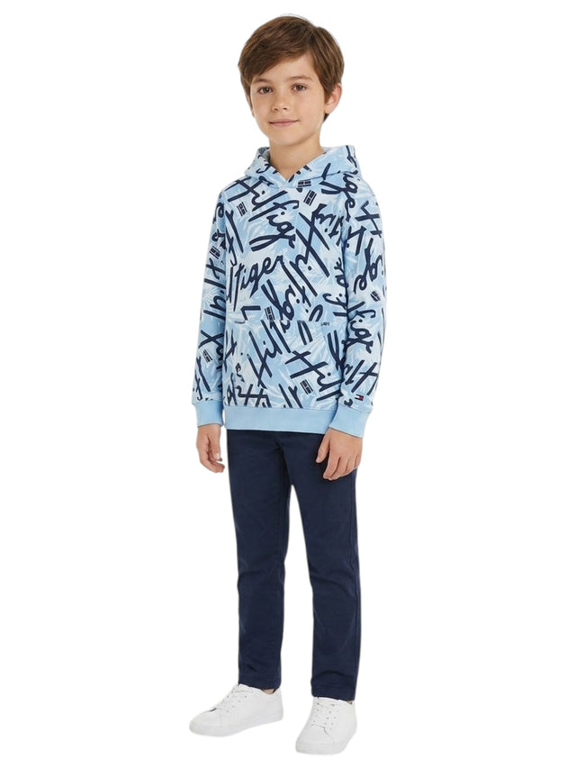 Image for Kids Boy's Printed Hoodies,Blue