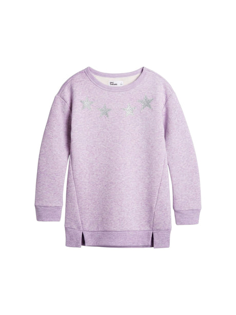 Image for Kids Girl's Star Printed Sweaters,Light Purple