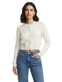 Image for Women's Textured Knitted Cardigan,White