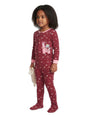 Image for Kids Girl's Printed Jumpsuit,Burgundy