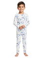 Image for Kids Boy's Printed Sleepwear Set 2 Pieces,White