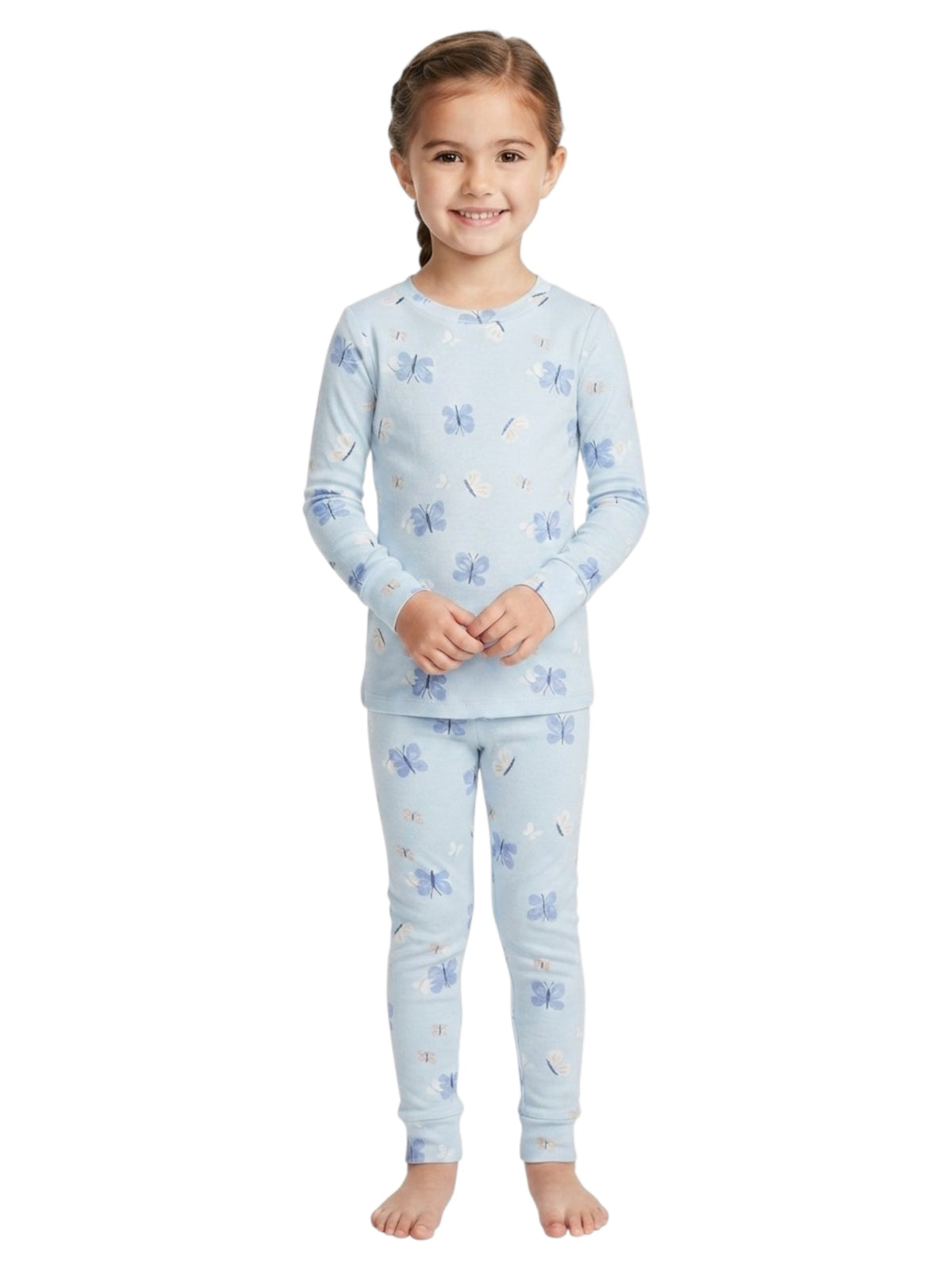 Image for Kids Girl's Printed Sleepwear Set 2 Pieces,Blue