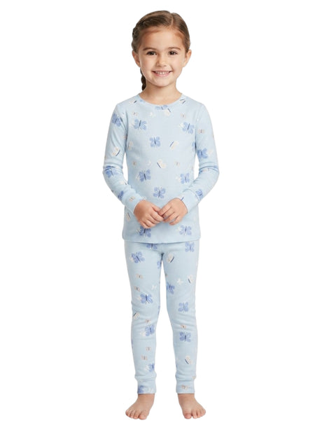 Image for Kids Girl's Printed Sleepwear Set 2 Pieces,Blue
