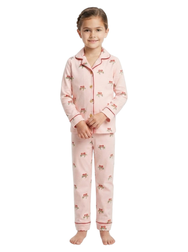 Image for Kids Girl's Printed Sleepwear Set 2 Pieces,Pink