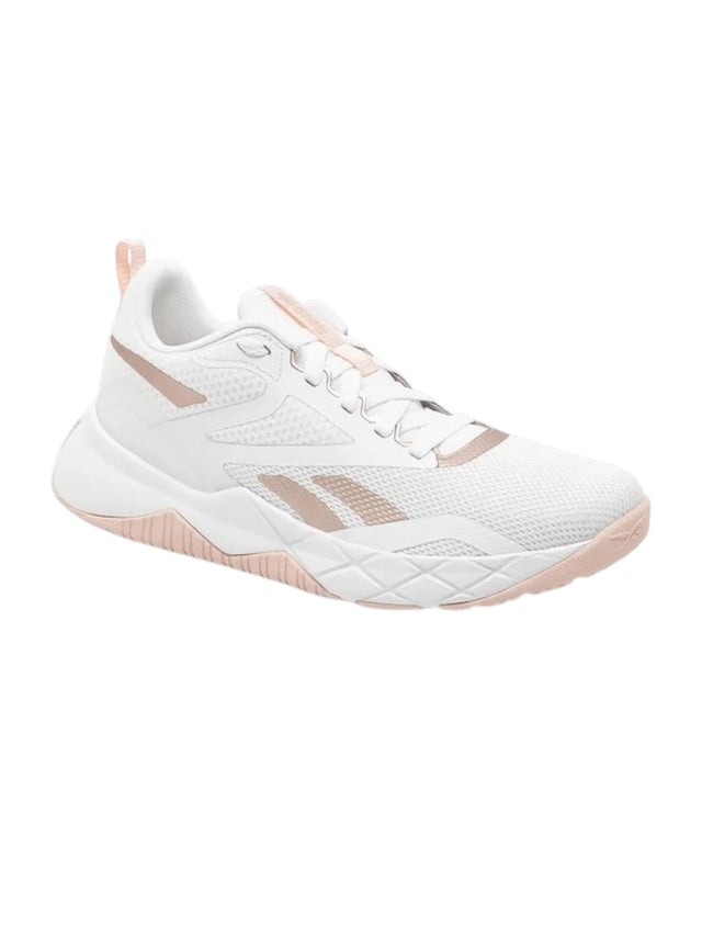 Image for Women's Logo Patched Shoes,White/Pink