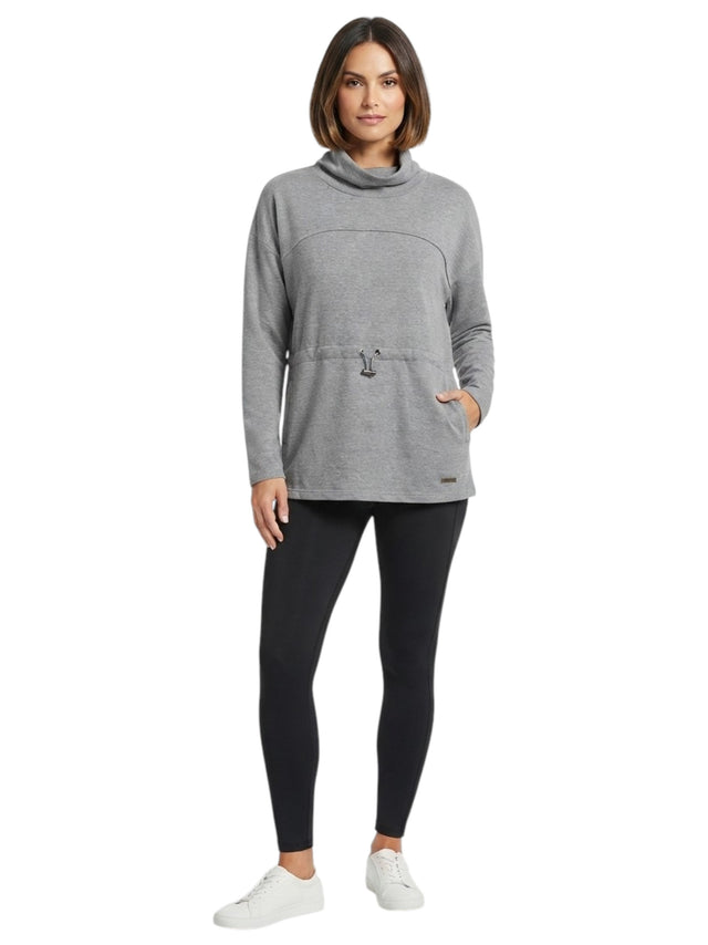 Image for Women's Plain Solid Sport Sweaters,Grey