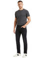 Image for Men's Plain Solid Jeans,Black