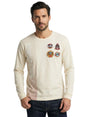 Image for Men's Printed Sweaters,Beige