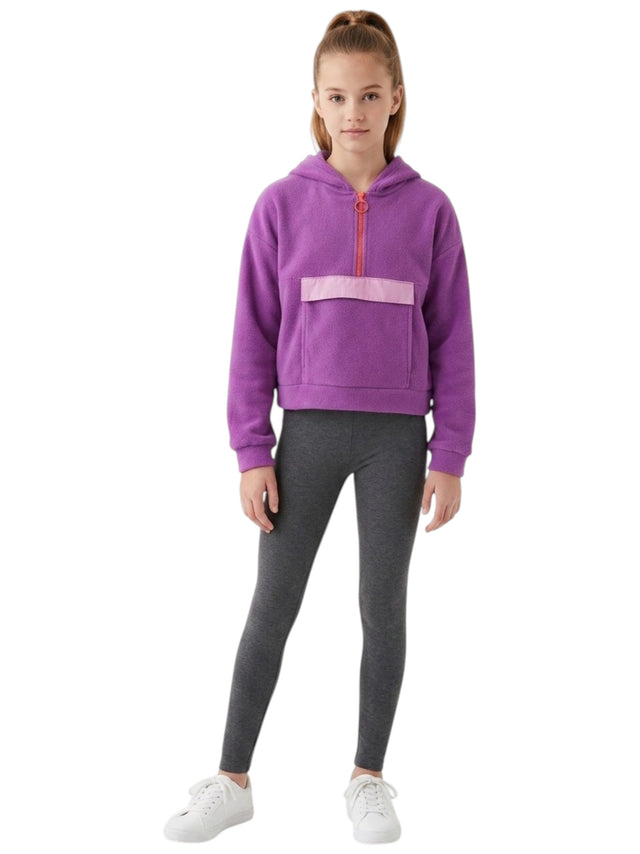 Image for Kids Girl's Textured Sweaters,Purple