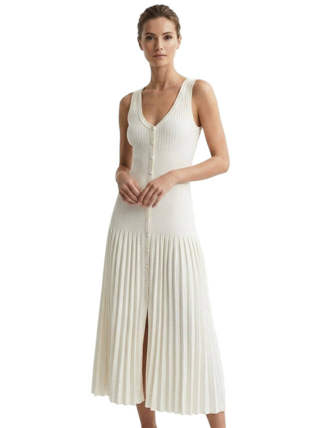 Image for Women's Ribbed Dress,White