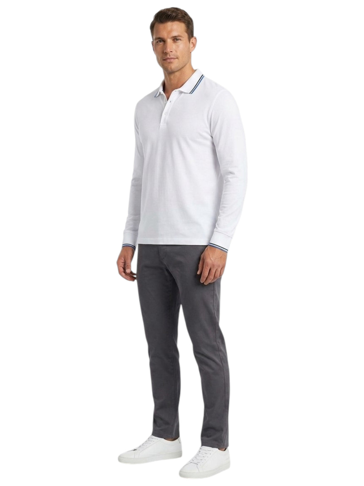 Image for Men's Plain Solid Top,White