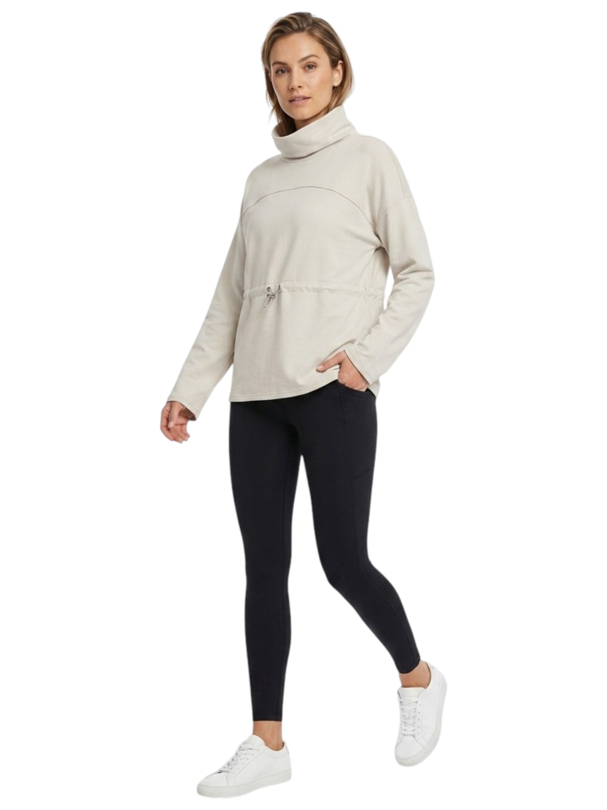 Image for Women's Plain Solid Sport Sweaters,Light Grey