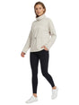 Image for Women's Plain Solid Sport Sweaters,Light Grey