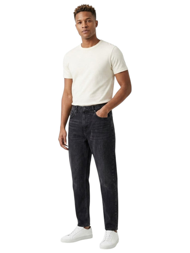 Image for Men's Plain Solid Jeans,Black