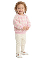 Image for Kids Girl's Printed Faux Fur Sweater,Pink
