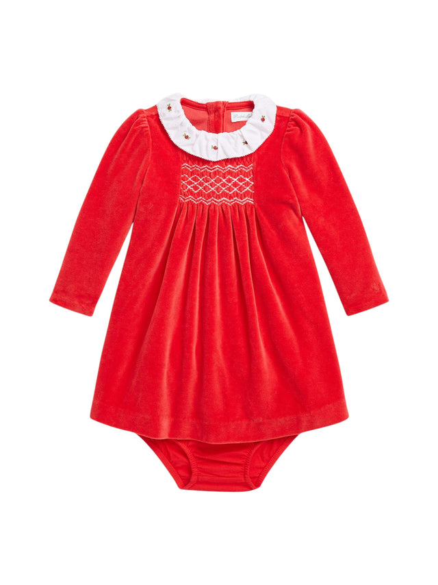 Image for Kids Girl's Ribbed Dress Set 2 Pieces,Red