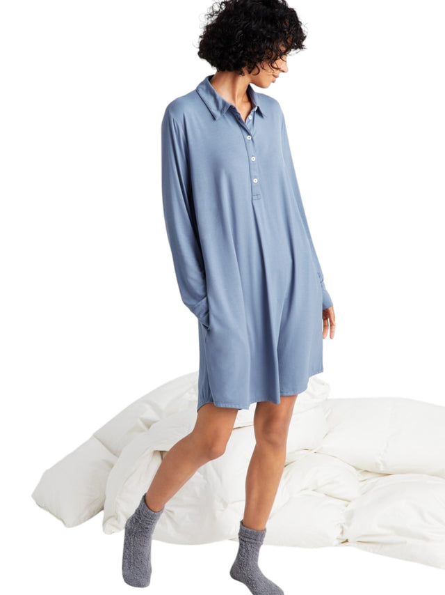 Image for Women's Plain Sleepwear Robe,Blue