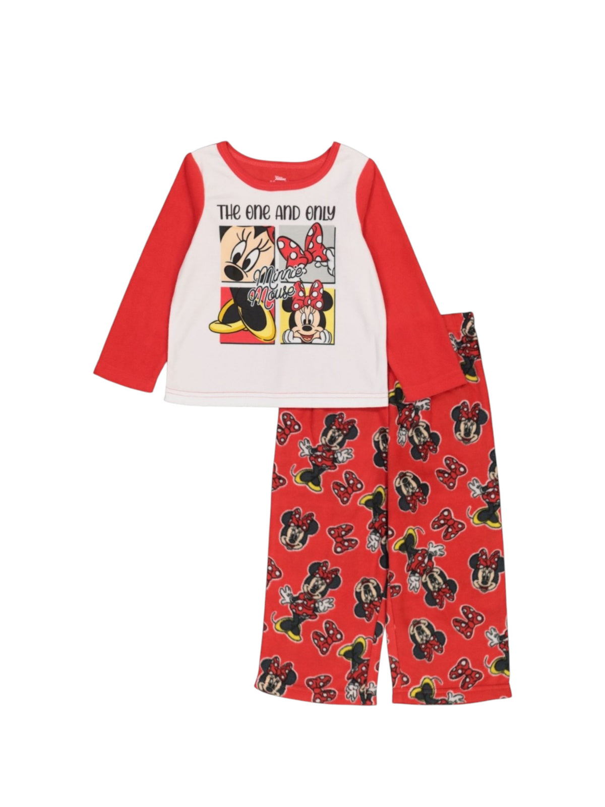 Image for Kids Girl's Printed Sleepwear Set 2 Pieces,Red
