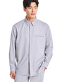 Image for Men's Plain Dress Shirt,Grey