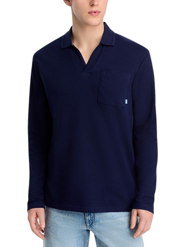 Image for Men's Textured Top,Navy