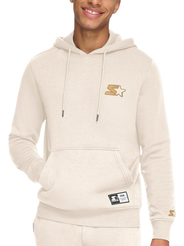 Image for Men's Brand Logo Printed Hoodies,Beige