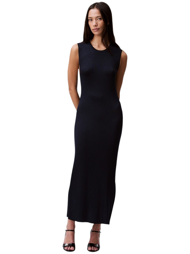 Image for Women's Ribbed Dress,Navy