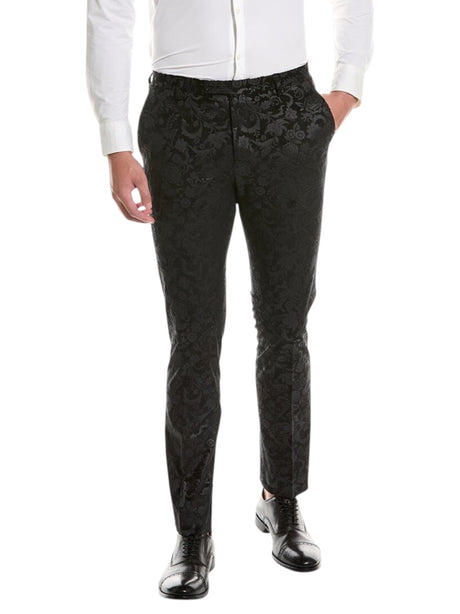 Image for Men's Printed Casual Pant,Black