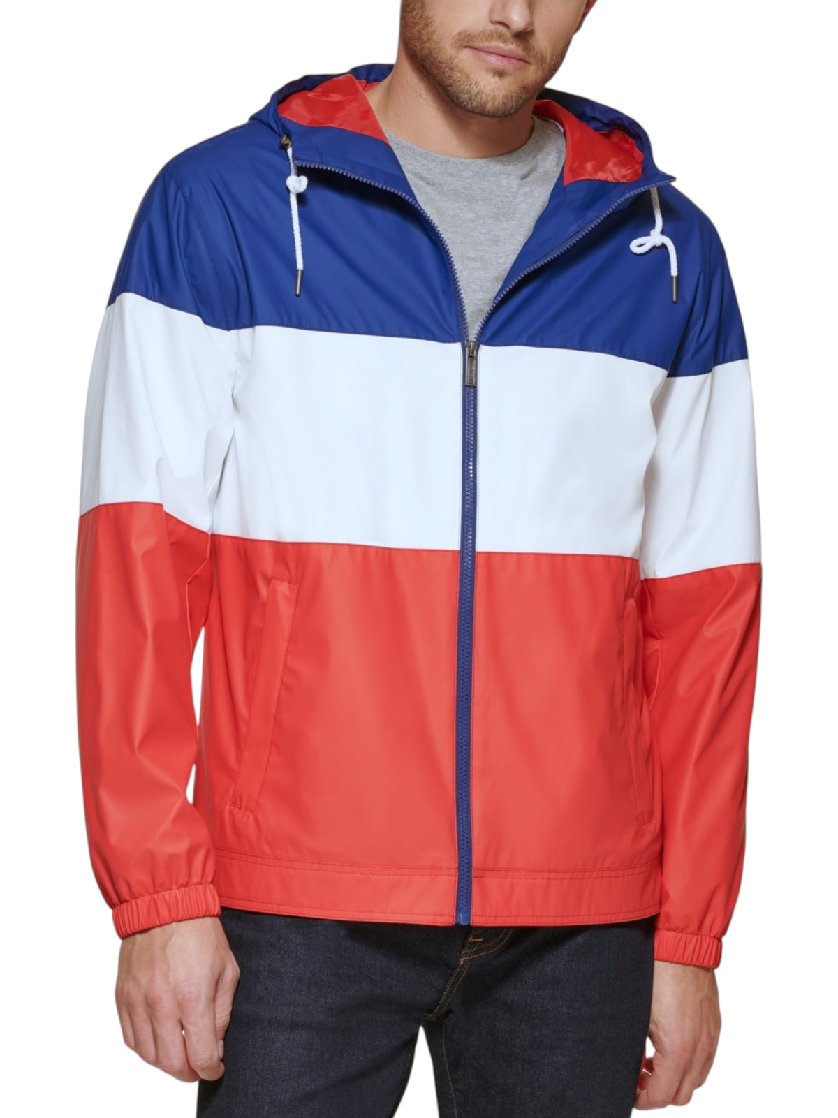 Image for Men's Color Blocked Jackets,Multi