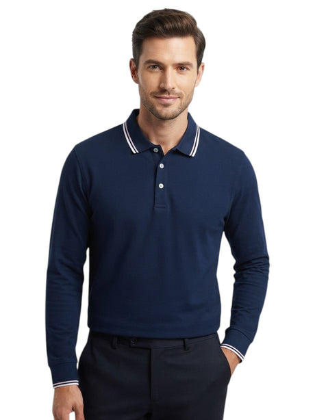 Image for Men's Plain Solid Top,Navy