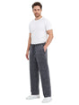 Image for Men's Plain Solid Pant,Grey