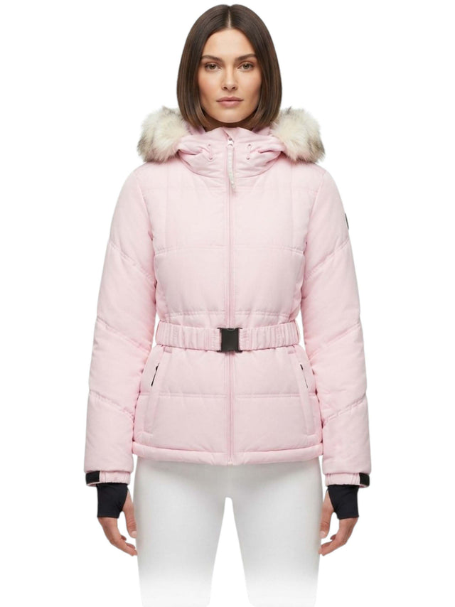 Image for Women's Quilted Ski Jacket,Light Pink