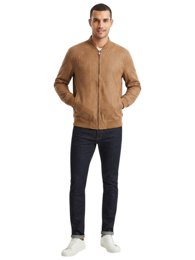 Image for Men's Textured Jacket,Brown