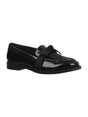 Image for Women's Plain Bow Loafers,Black