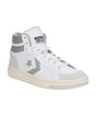 Image for Men's Logo Patched High Top Shoes,White/Grey