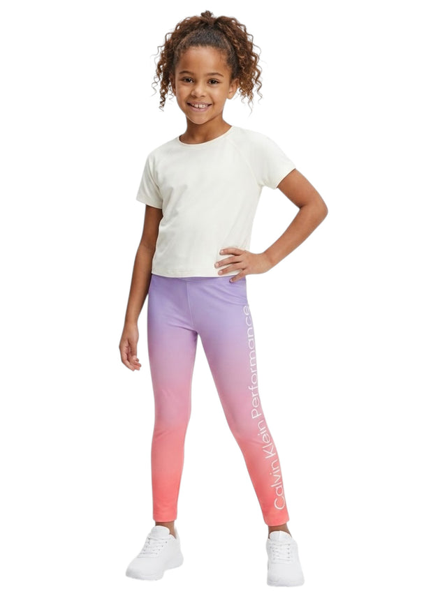 Image for Kids Girl's Brand Logo Printed Pants,Mauve
