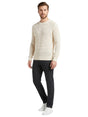 Image for Men's Textured Knitted Sweater,Beige