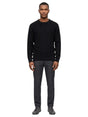 Image for Men's Textured Knitted Sweater,Black