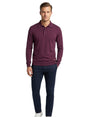 Image for Men's Textured Top,Burgandy