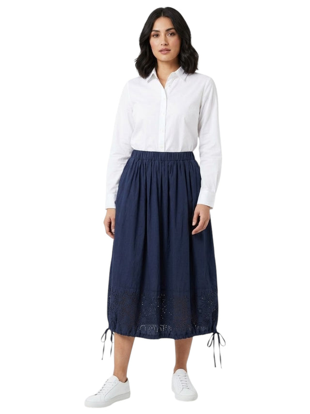 Image for Women's Plain Mesh Skirt,Navy