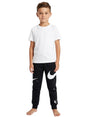 Image for Kids Boy's  Brand Logo Printed Pan ts,Black